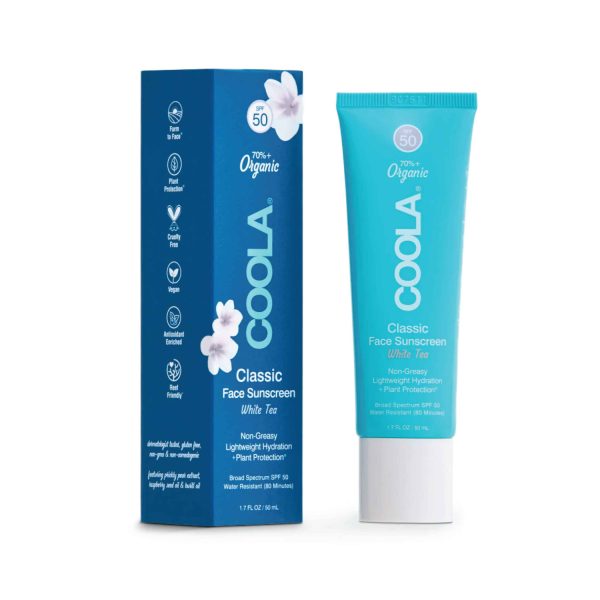 COOLA Classic Face Sunscreen SPF 50 White Tea – 50 ml