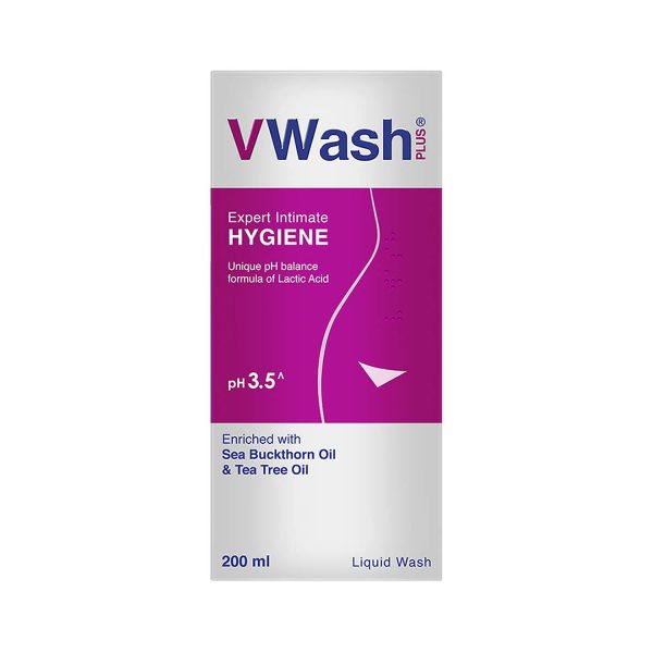 VWash Plus Expert Intimate Hygiene Wash 200ml