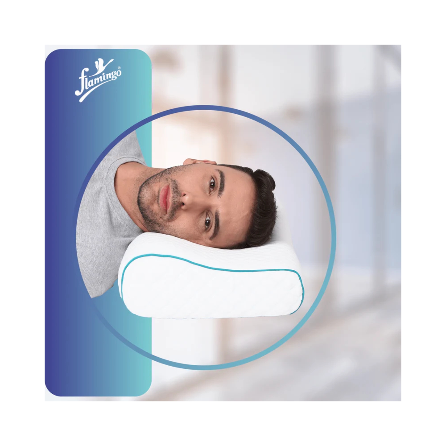 Flamingo Memory Foam Pillow OC2411 (2)