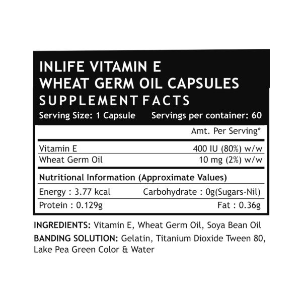 Inlife Vitamin E Wheat Germ Oil