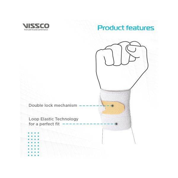 Vissco Wrist Support Binder With Double Lock