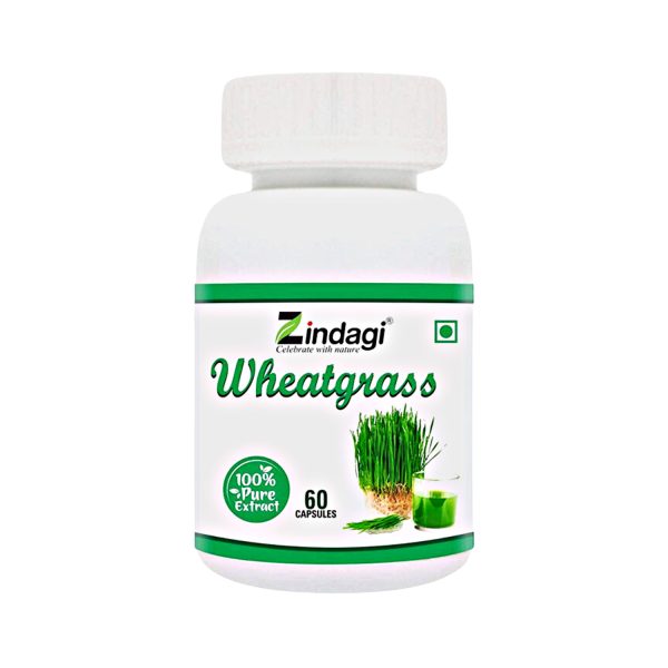 Zindagi Wheat Grass Capsules (60 Capsules) Zindagi Wheat Grass Capsules (60 Capsules)