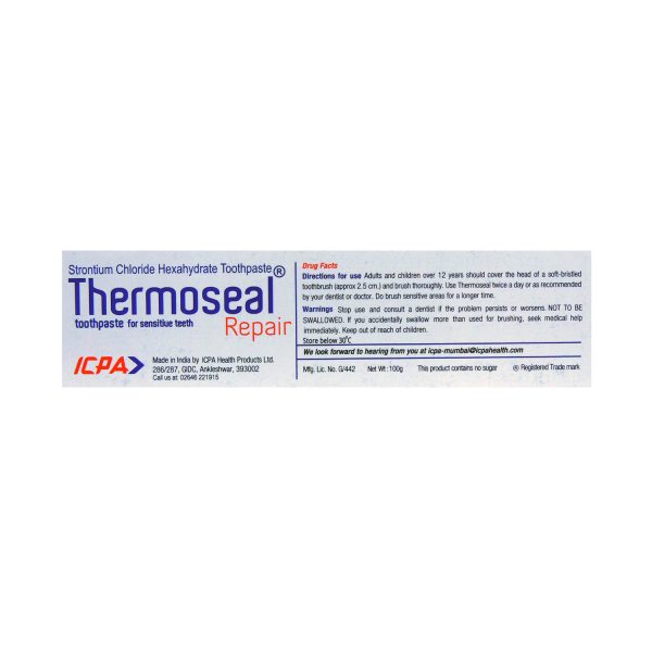 ICPA Thermoseal Repair Toothpaste 100gm