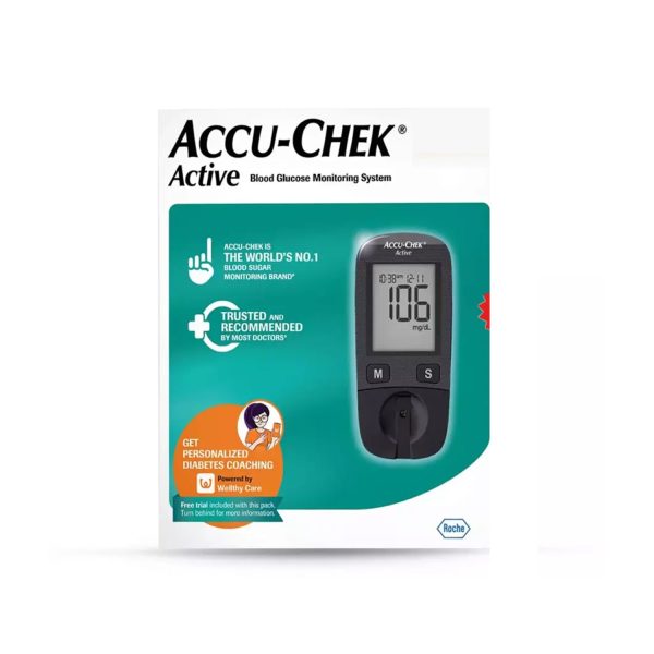Accu-Chek Active Blood Glucose Meter Kit (10 Strips Free) Accu-Chek Active Blood Glucose Meter Kit (10 Strips Free)