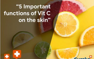5 Important functions of Vit C on the skin
