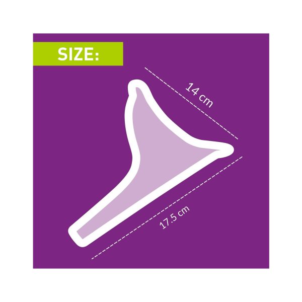 size of Reusable Female Urination Device