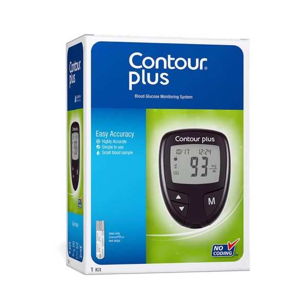 Contour Plus Glucometer with 25 Free Test Strips Contour Plus Glucometer with 25 Free Test Strips
