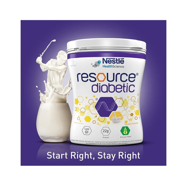 Nestle Resource Diabetic 400g Pet Jar (Vanilla Flavour)