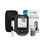 AccuSure Glucose Meter with 25 Test Strips- Glucometer