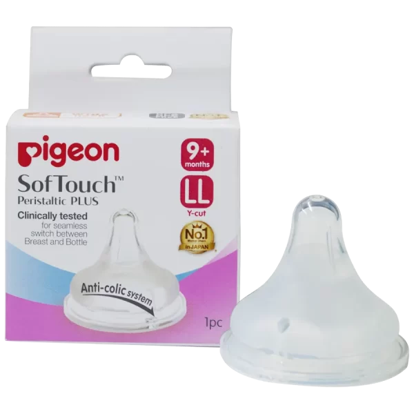 40137515_2-pigeon-baby-softouch-peristaltic-plus-nipple-ll Pigeon SofTouch Peristaltic Plus Nipple LL Size
