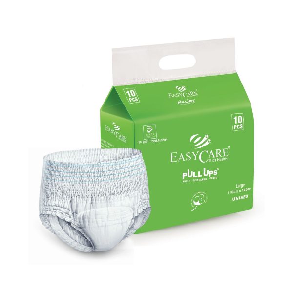 Easycare Disposable Adult Diaper Pants (Pull Up) Pack Of 10 Large