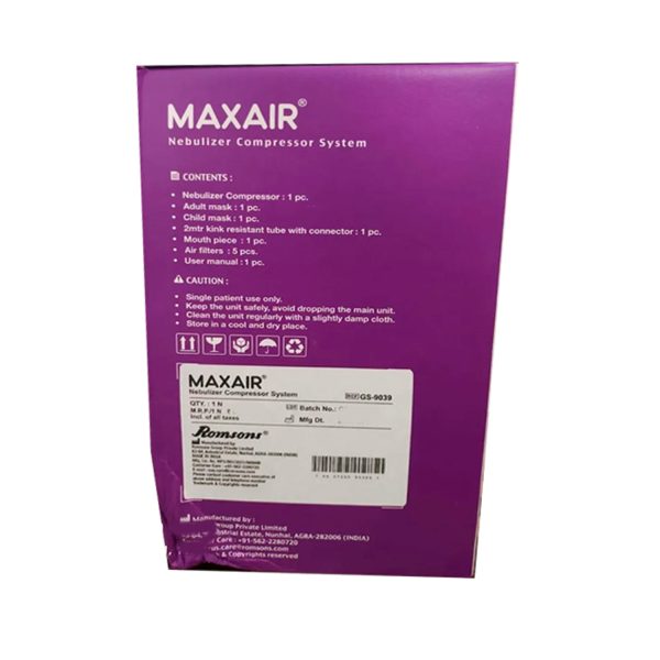 Romsons Maxair Compressor Nebulizer