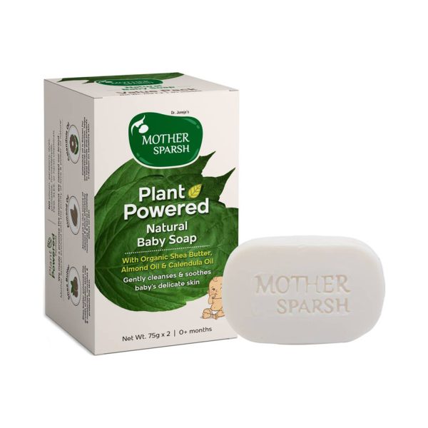 Mother Sparsh Plant Powered Baby Soap (75g x 2) Mother Sparsh Plant Powered Baby Soap (75g x 2)