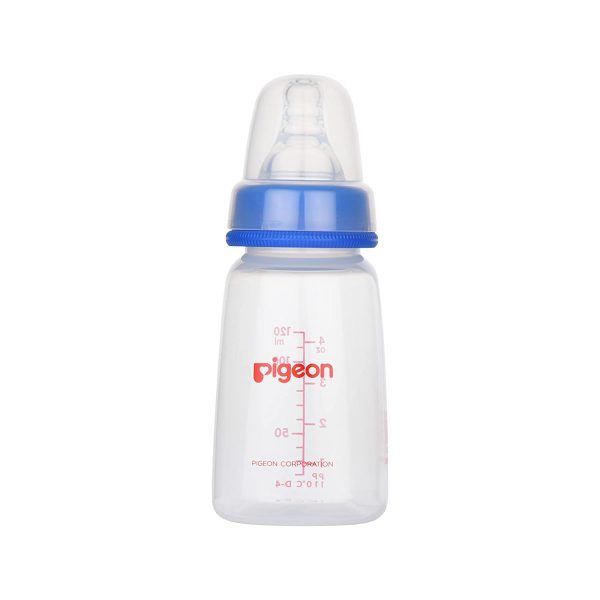 Pigeon Peristaltic Nursing Bottle KPP 120 ml with 2 Nipple ‘S’ Size Blue