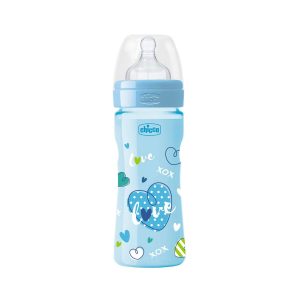 Chicco New Decoration Well Being Feeding Bottles -Medium Flow 250 ml