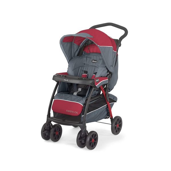 Chicco Cortina Cx Stroller Lava Stroller (Multi, Red) Chicco Cortina Cx Stroller Lava Stroller (Multi, Red)