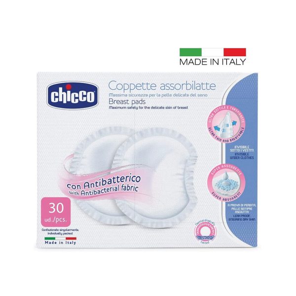 Chicco Breast Pads With Anti-Bacterial Fabric