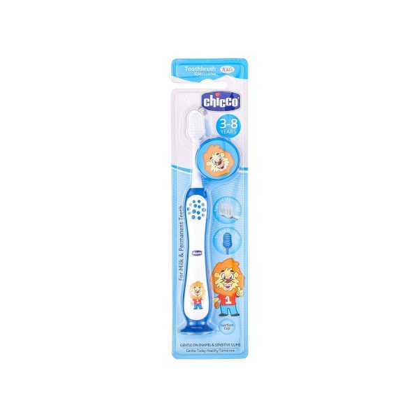 Chicco Baby Tooth Brush 3-8 years (Blue) Chicco Baby Tooth Brush 3-8 years (Blue)
