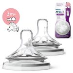 Philips Avent Natural Teats Variable Flow 3M+ (Set of 2)