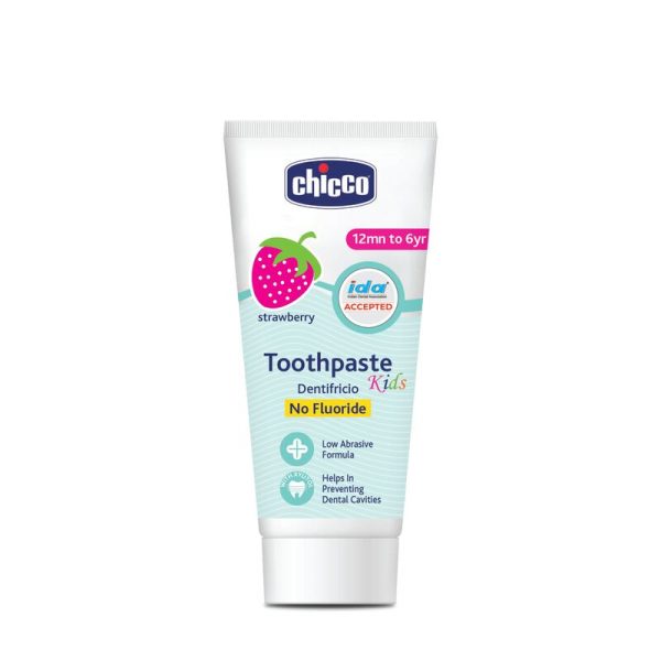 Chicco Toothpaste Strawberry- No Flouride(12m+)(50ml) Chicco Toothpaste Strawberry- No Flouride(12m+)(50ml)