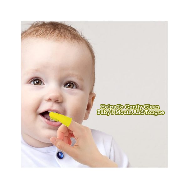gently clean baby mouth and tongue