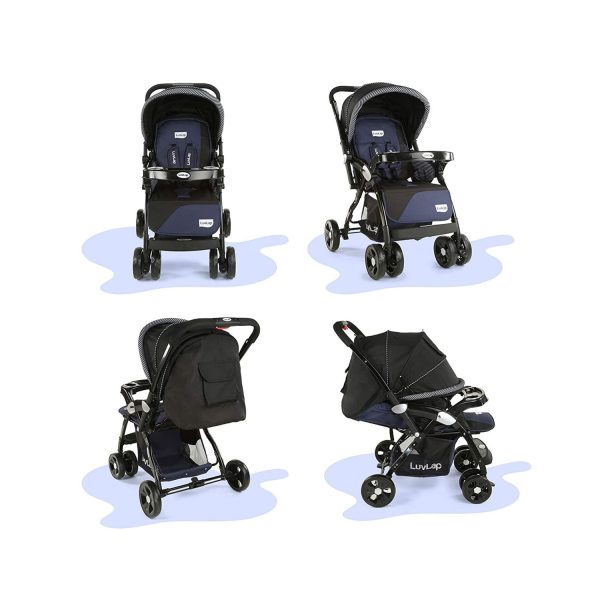 Luvlap Galaxy Stroller Black