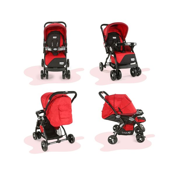 Luvlap Galaxy Stroller Red and Black