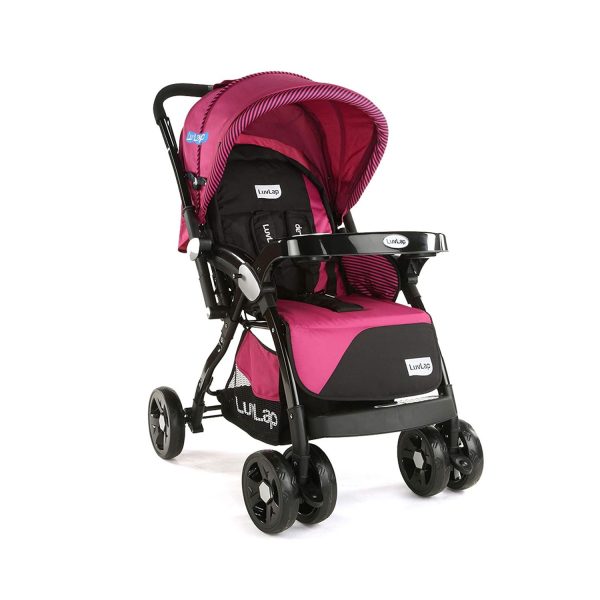 Luvlap Galaxy Stroller Pink with Black Luvlap Galaxy Stroller Pink with Black