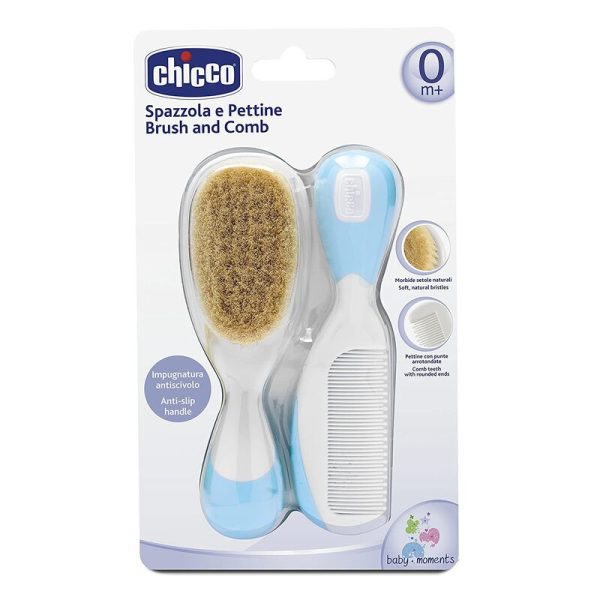 Chicco Brush And Comb - Light Blue