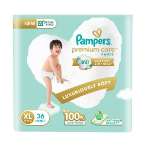 Pampers Premium Care Diaper Pants Size XL (Extra Large) - Pack of 36