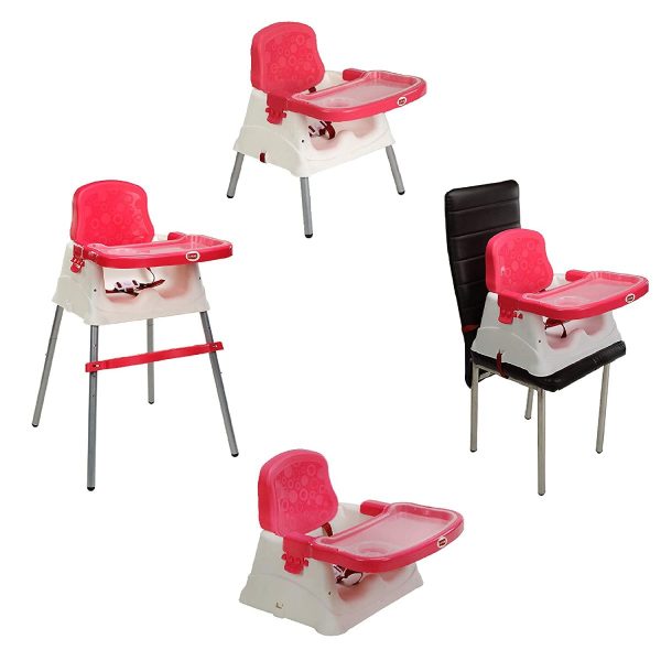 18449_3 LuvLap Booster High Chair Pink