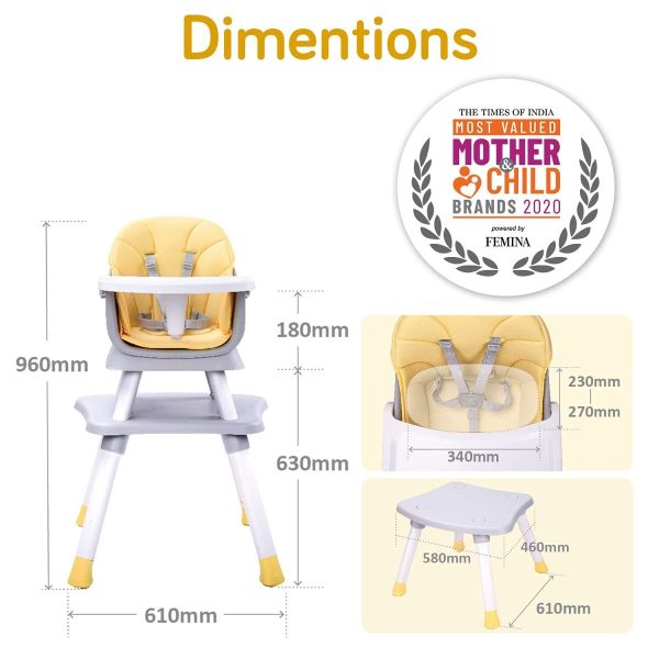 Luvlap Multifunction 6 in 1 High Chair