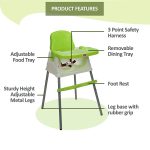 LuvLap Booster High Chair green