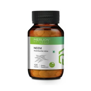 Merlion Naturals Neem Tablets (Azardirachta Indica) 120 Tablets