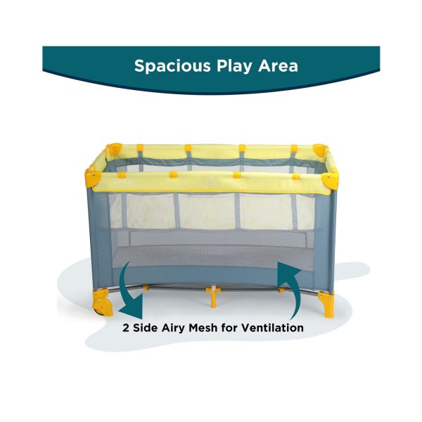 Luvlap Elegant Baby Playpen yellow