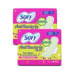 Sofy AntiBacteria Extra Long – 7 Pads (Pack of 2)