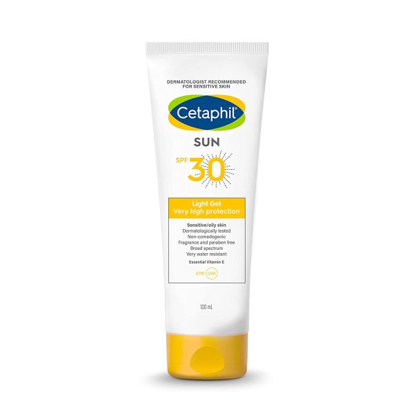 Cetaphil Sun SPF 30 Light Gel | Mineral base for Normal, Dry & Oily Skin | 100 ml Cetaphil Sun SPF 30 Light Gel 100 ml - Cureka