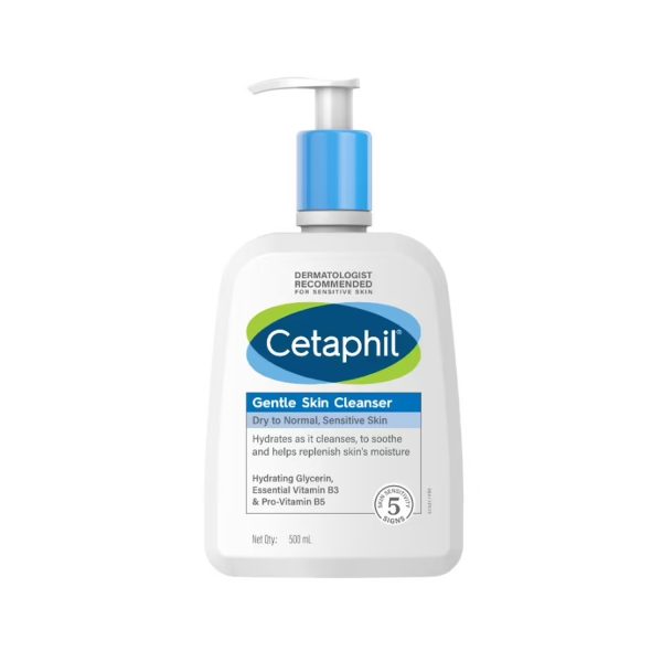Cetaphil Gentle Skin Cleanser For Dry, Normal Sensitive Skin, 500ml Cetaphil Gentle Skin Cleanser For Dry, Normal Sensitive Skin, 500ml