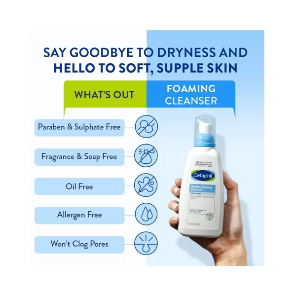 Foaming cleanser