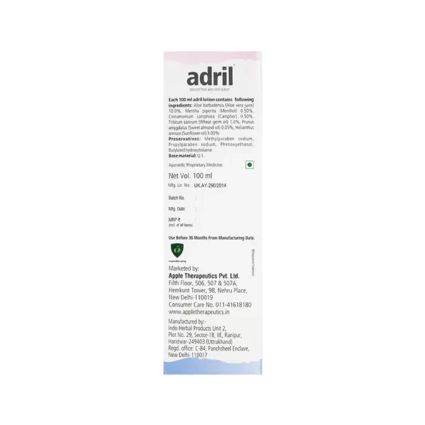 Adril Anti-Iitch Lotion