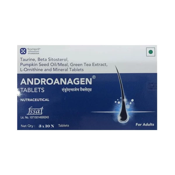 Torrent Androanagen Hairfall Control Tablet for Men(30 Tablets)