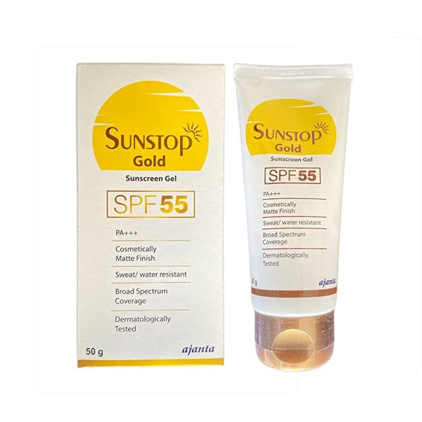 Sunstop Gold Sunscreen Gel SPF 55 50g Sunstop Gold Sunscreen Gel SPF 55 50g