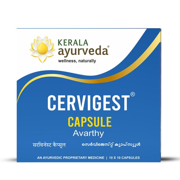 Kerala Ayurveda Cervigest Capsule (100 Nos) Kerala Ayurveda Cervigest Capsule (100 Nos)
