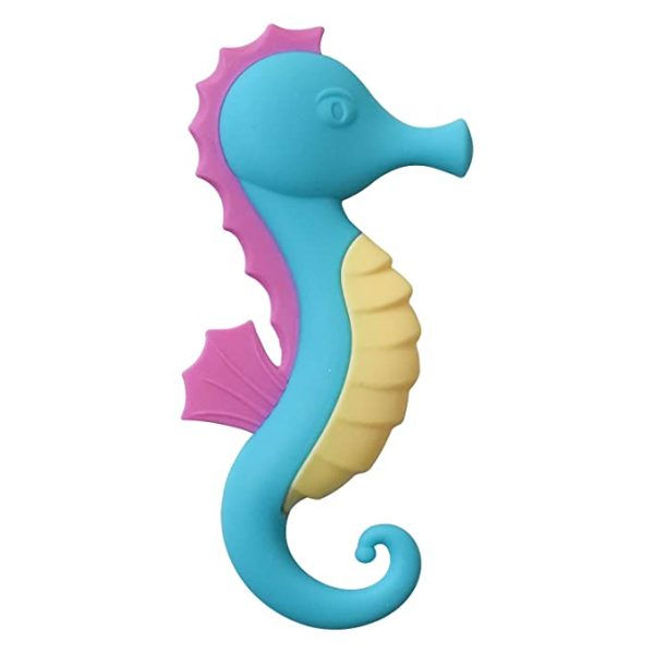 51aKUwi0jVL._SX679_ LuvLap Silicone Baby Teether sea horse