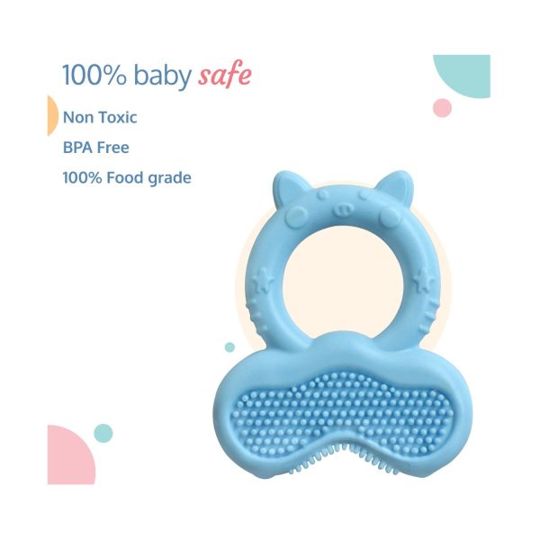 LuvLap Silicone Baby Teether Bristle
