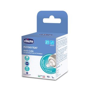 Chicco Physio Teat Anti-Colic Medium Flow 2+M (1Pcs)