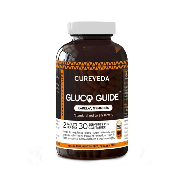 Cureveda Glucoguide (60 Veg Capsules) Cureveda Glucoguide (60 Veg Capsules)
