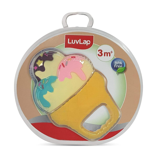 LuvLap Silicone Baby Teether Yum Scoops