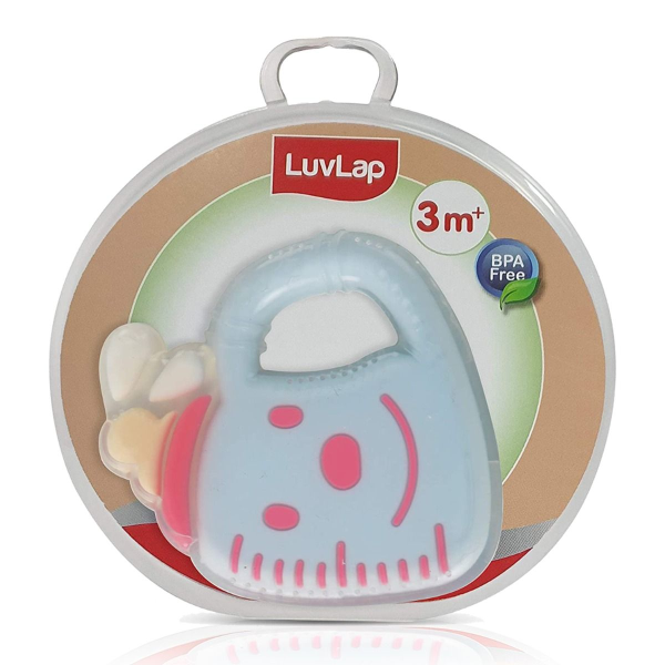 LuvLap Silicone Baby Teether Milk Time