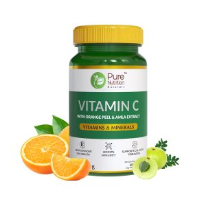 Pure Nutrition Vitamin C (60 Veg Capsules)